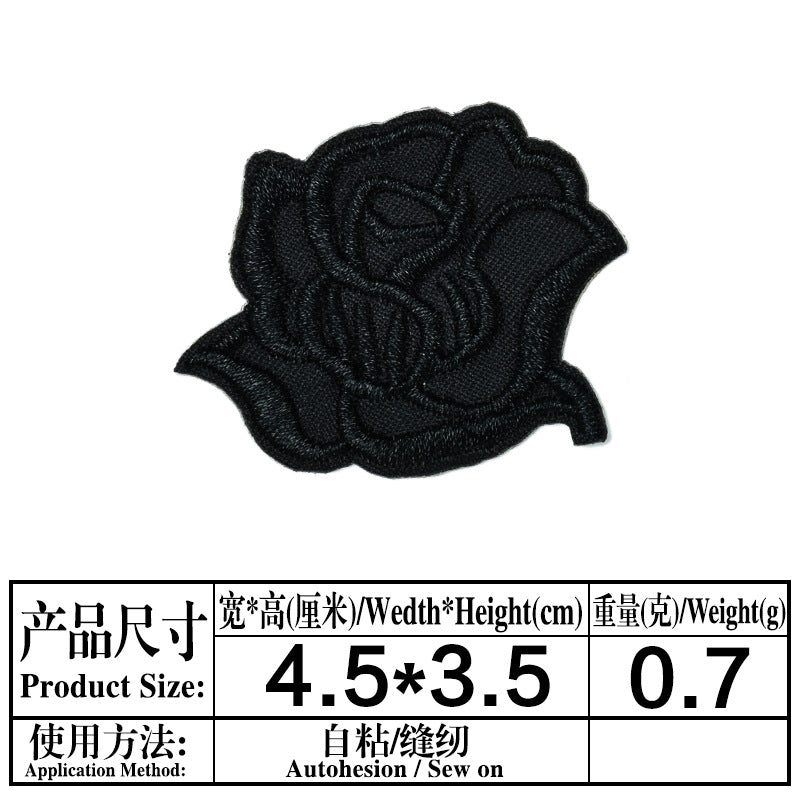 Wholesale Self Adhesive Fabric Patches For Clothing Bag Decoration DIY Craft