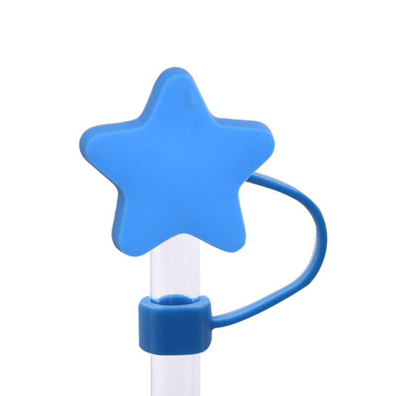 Wholesale  Random 100pcs/pack   Cute food internet celebrity straw cover  Straw Tube Cap