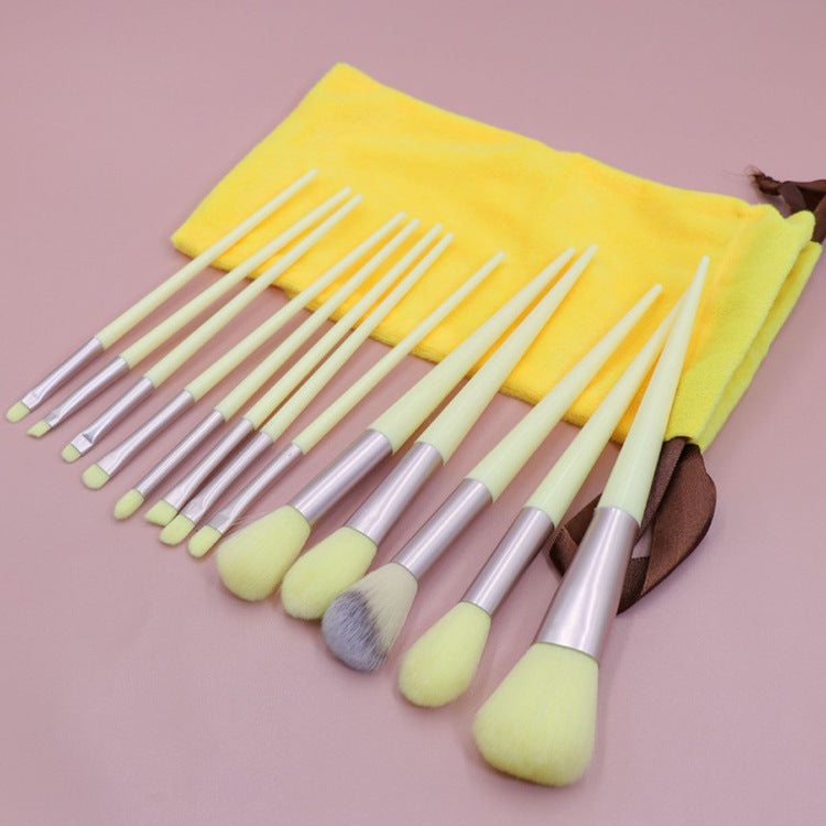 Wholesale 13 Pcs Concealer Highlighter Loose Powder Blush Makeup Brushes