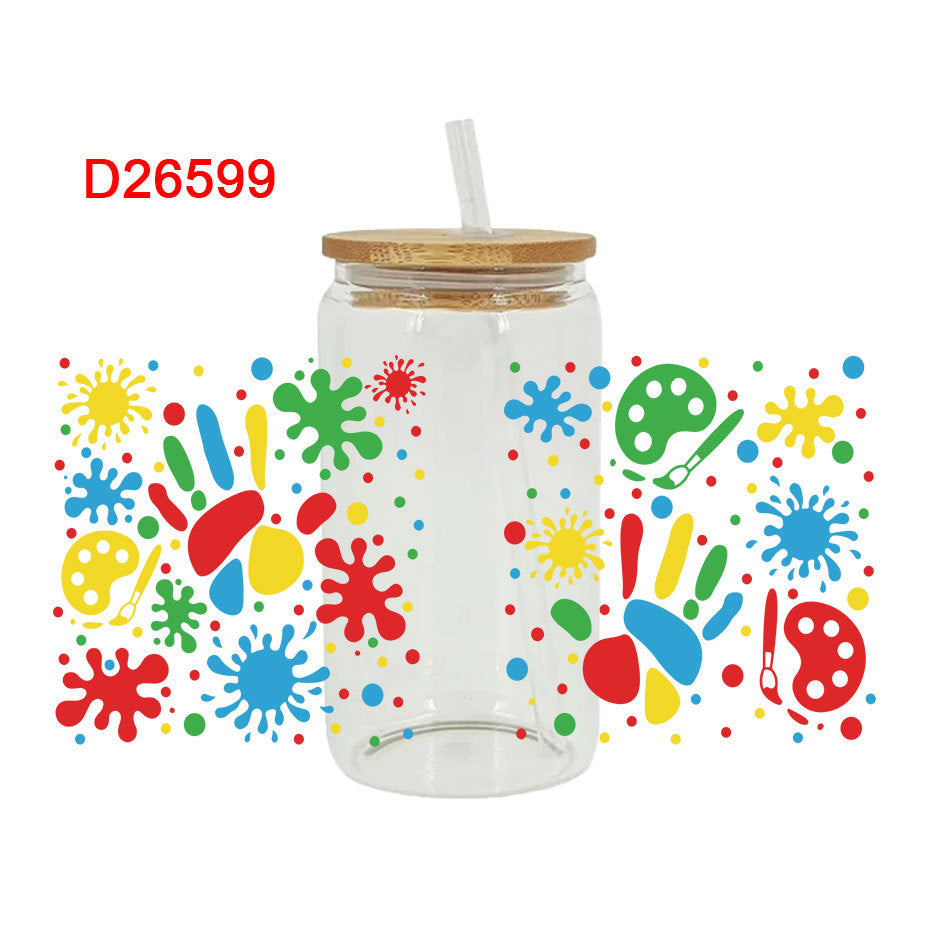 Wholesale UV Transfer Paste Glass Crystal Label Crystal Paste 16OZ UV DTF WRAPS