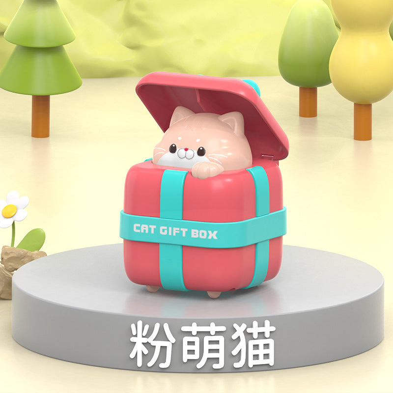 Wholesale Cat Push Toy Car Creative Cartoon Inertia Pull Back Car Children's Toys