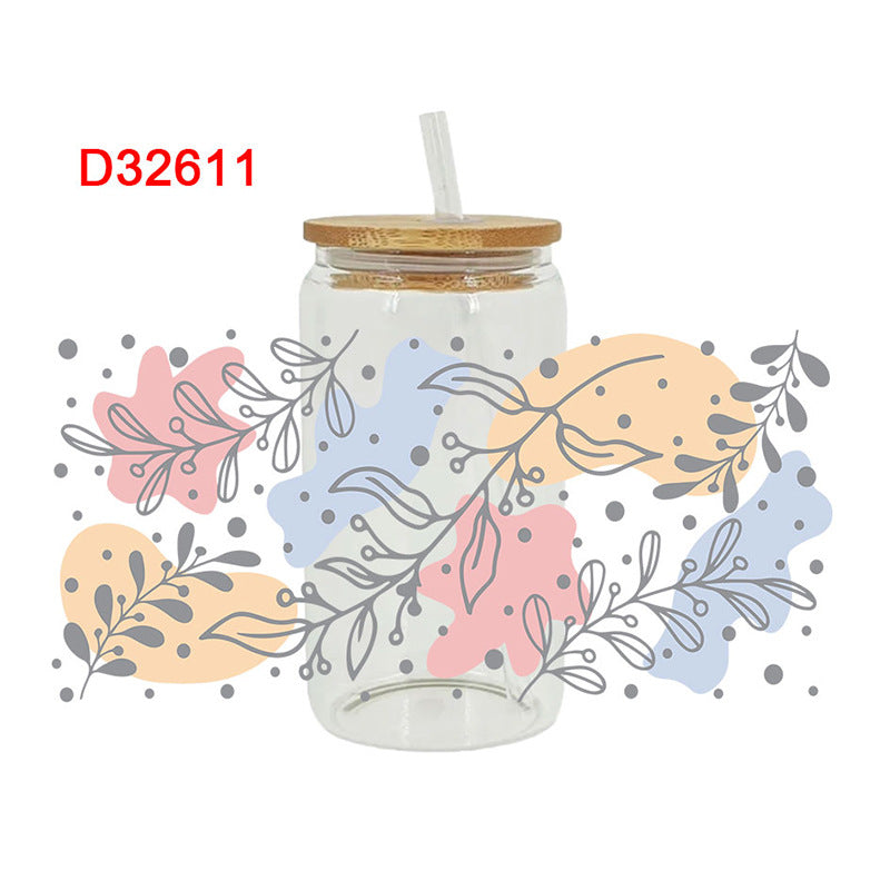 Wholesale Autumn style  16oz Cup UV DTF Wraps