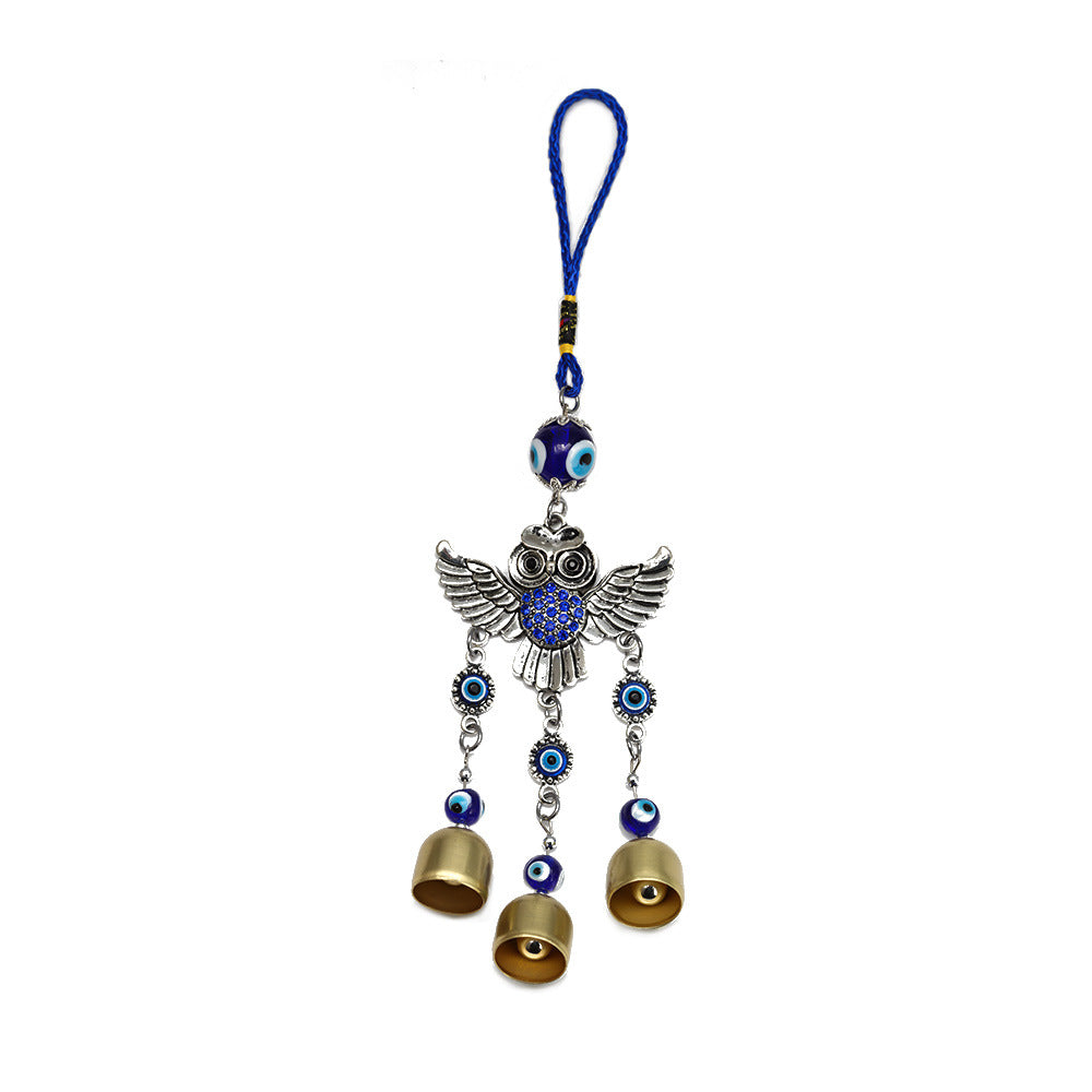Wholesale Alloy Blue Butterfly Keychains