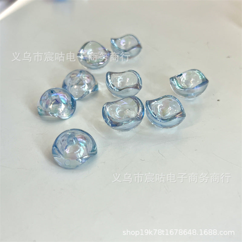 Wholesale 20pcs Colorful Double DIY Mobile Phone Chain Bracelet Pendant Beads