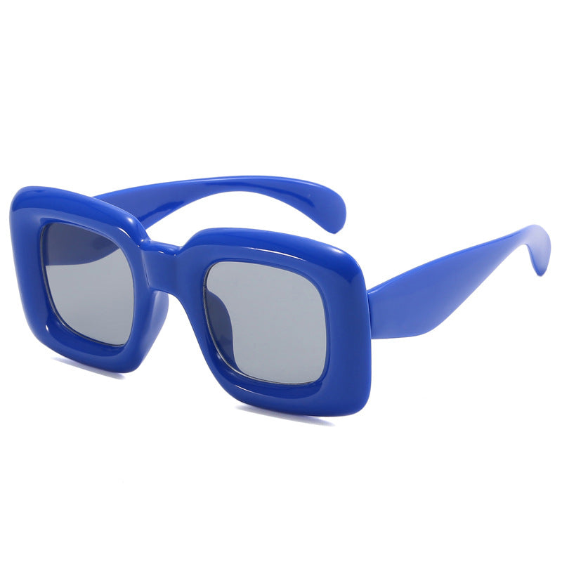 Wholesale Candy Color Children's Inflated Square Funny Sunglasses