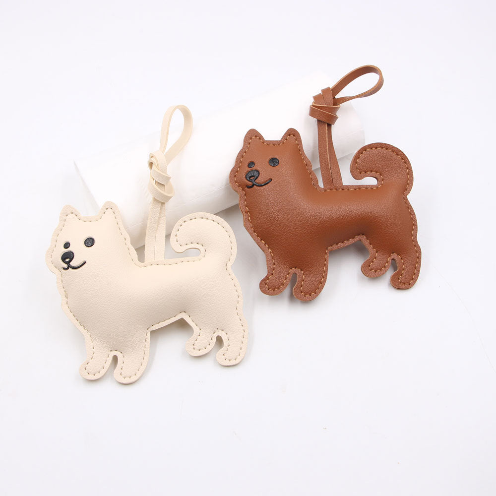 Wholesale Trendy Korean Style Artificial Leather Animal Pendant Bag Charm Decorative Fashion Accessory For Bags And Keychains