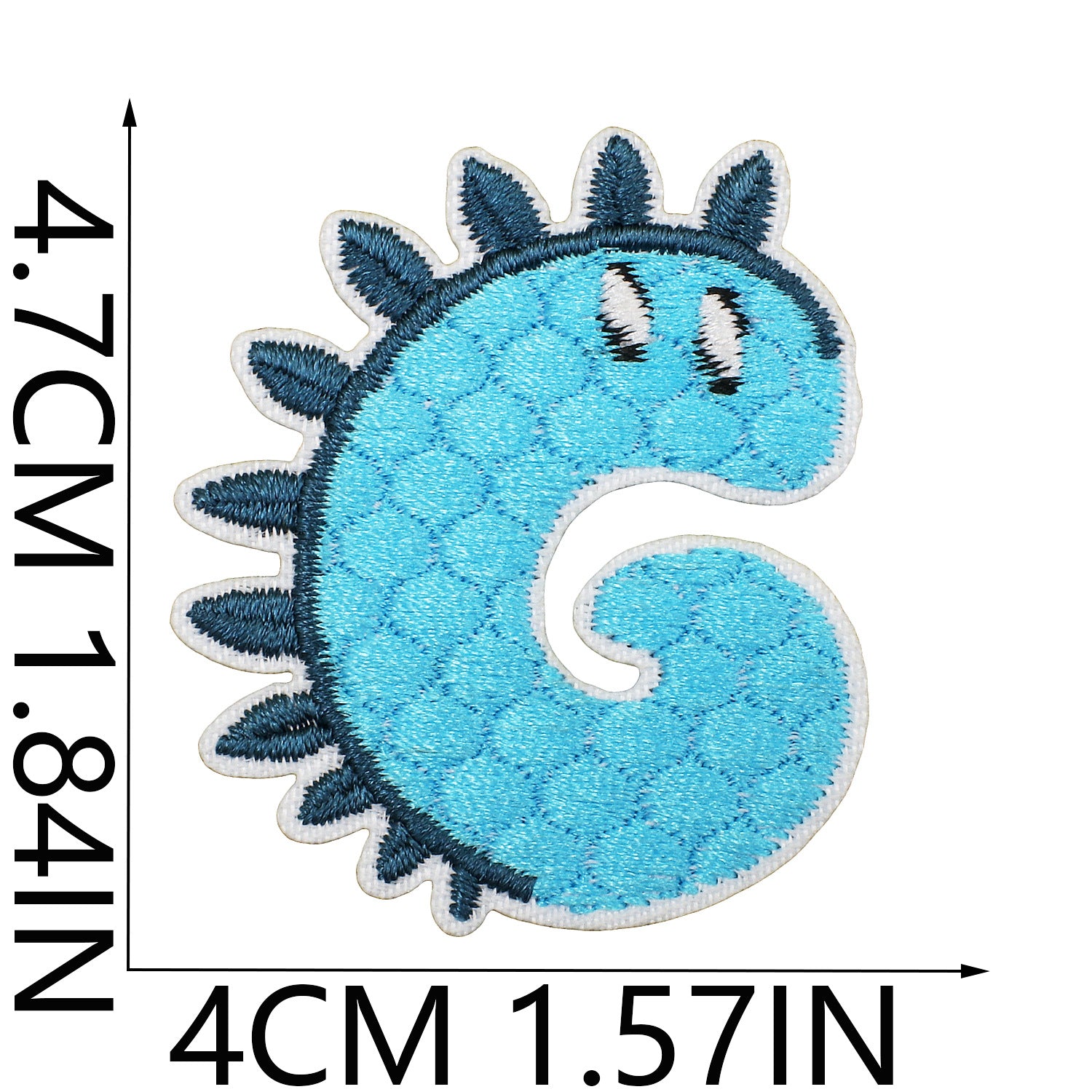 Wholesale Dinosaur Alphabet Embroidery Patches Fun Cartoon Letters For Clothing DIY Craft Supply