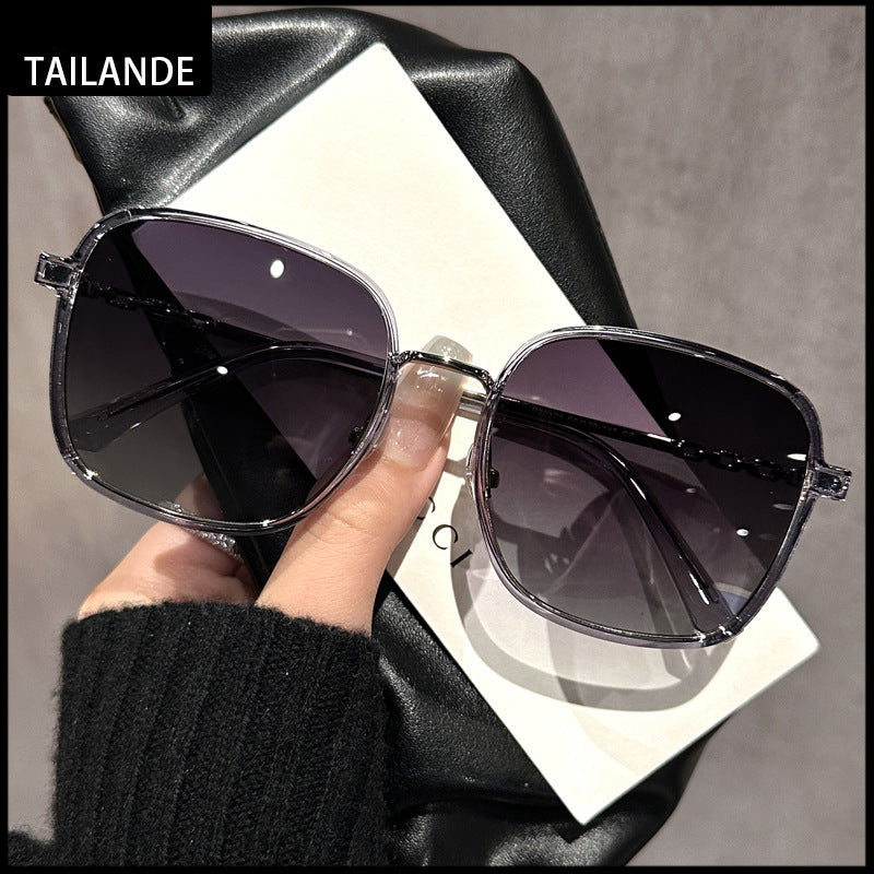 Wholesale Large Square Olive Black Grey Lens Sunglasses