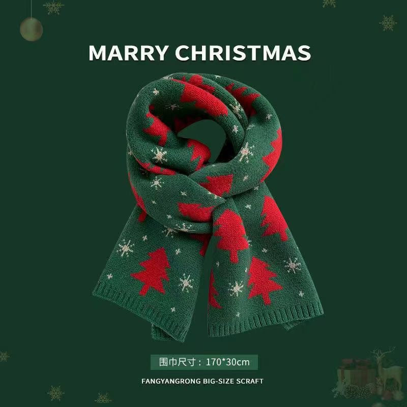 Wholesale Christmas Imitation Cashmere Scarf