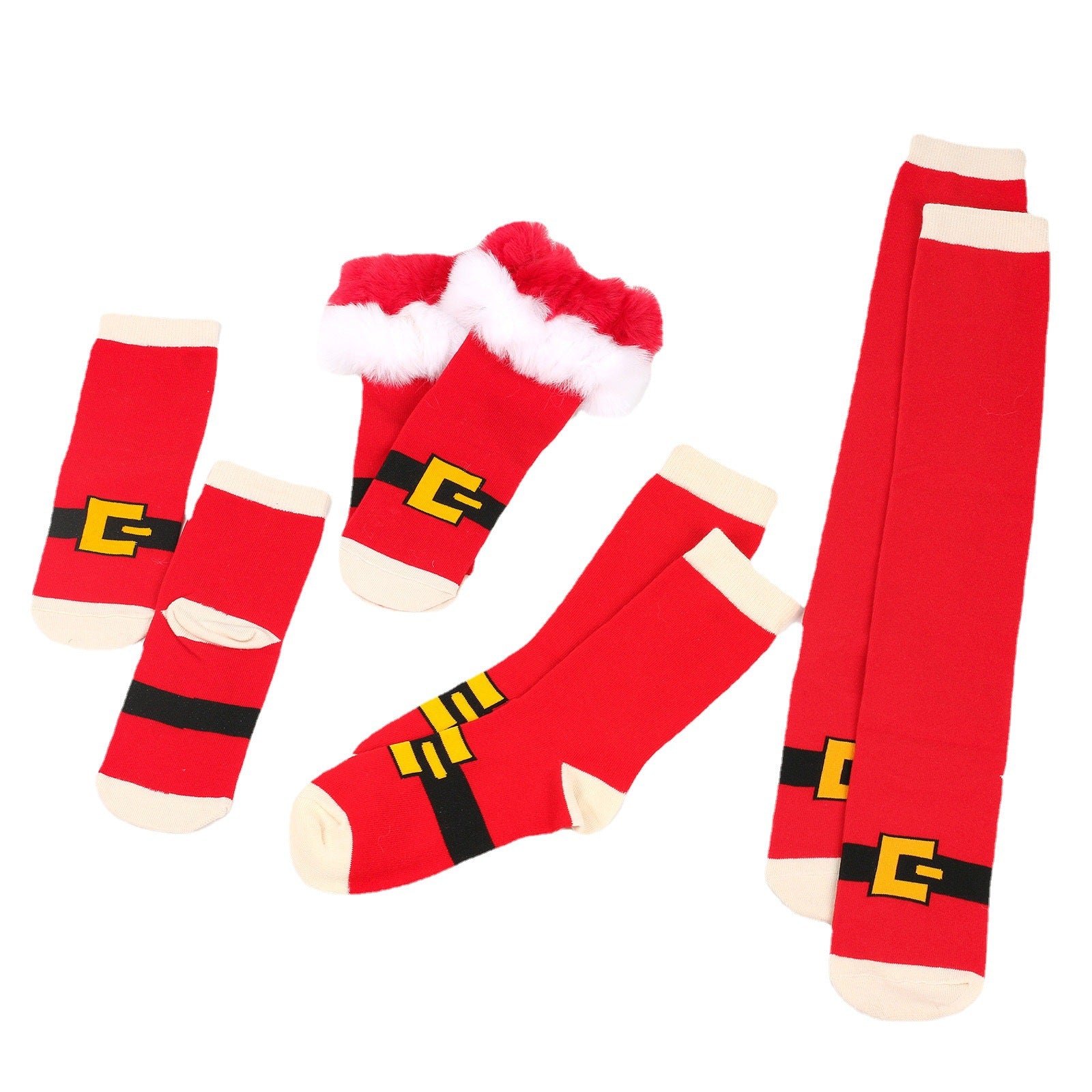Wholesale Christmas Warm Plush Socks for Big Children