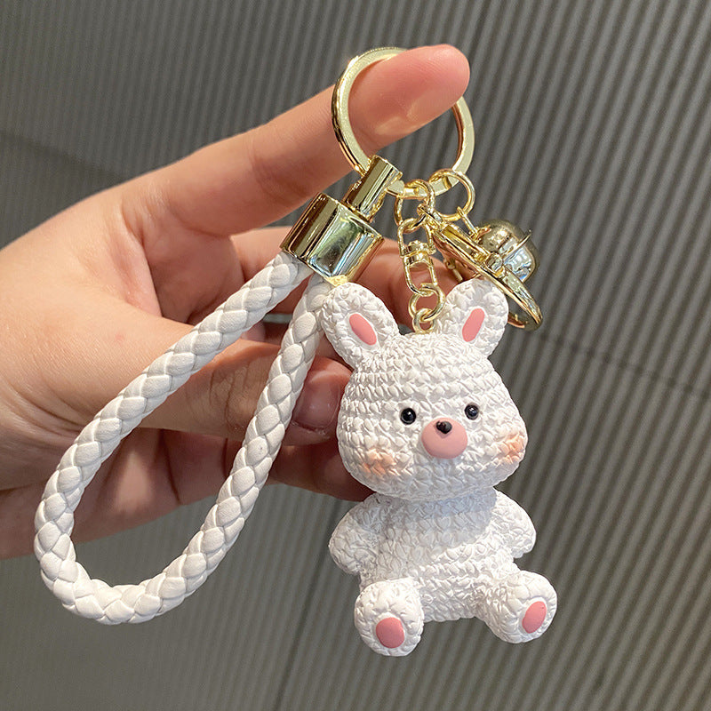 Wholesale Cute Pig Wool Keychain