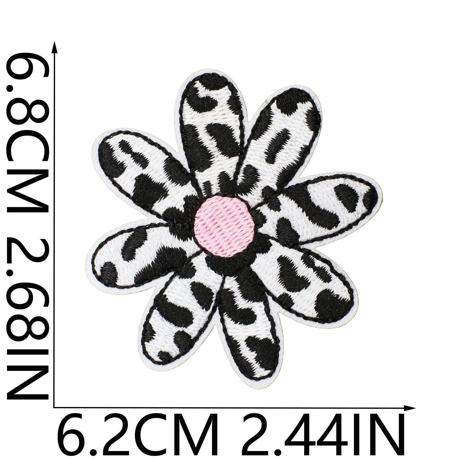 Wholesale Fashion Animal Print Embroidered Patches Polyester Clothing Decorative Accent Trendy Resale Accessory