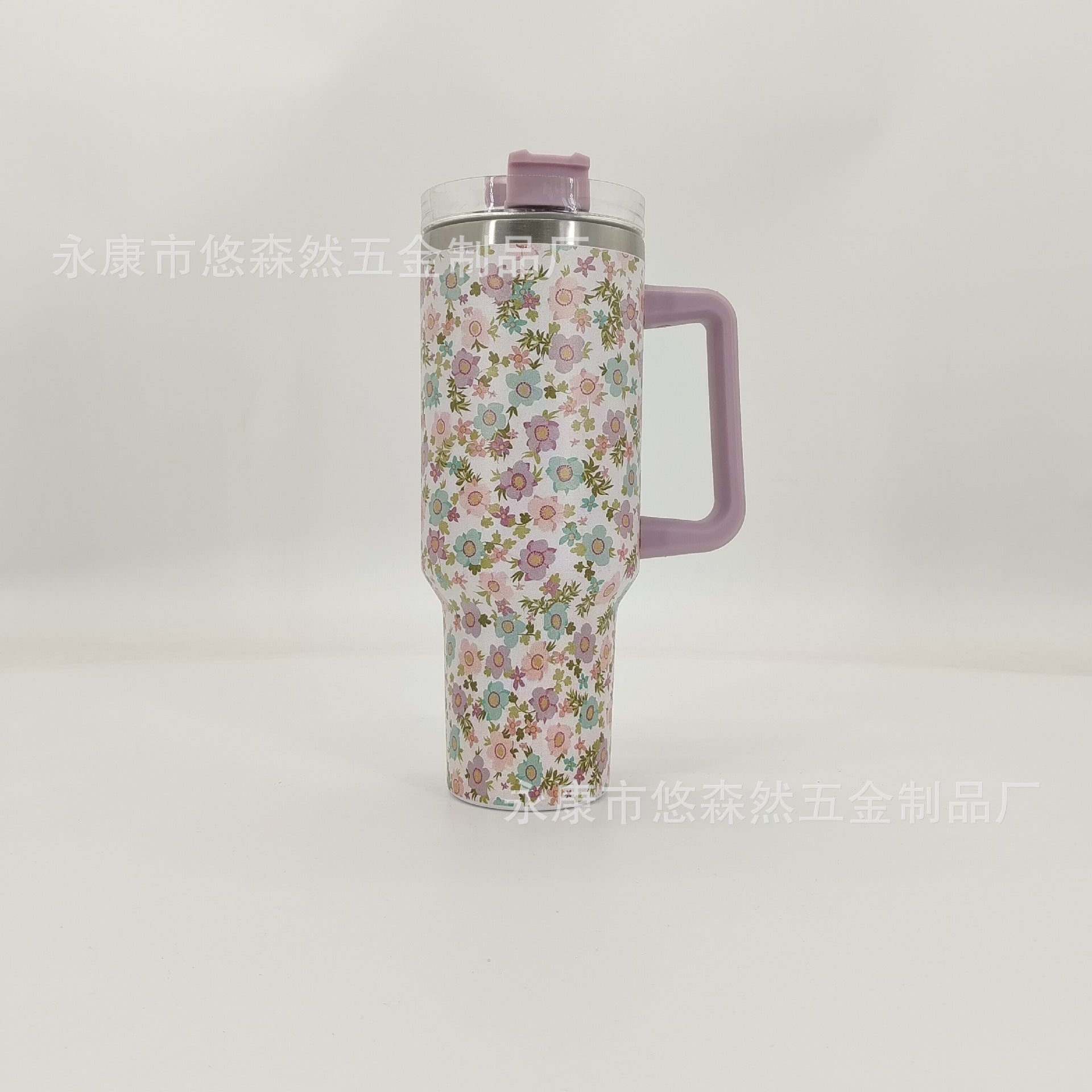 Wholesale Tumbler Qianniao Grid Double-layer Stainless Steel Large Capacity Ice Bullies Cup