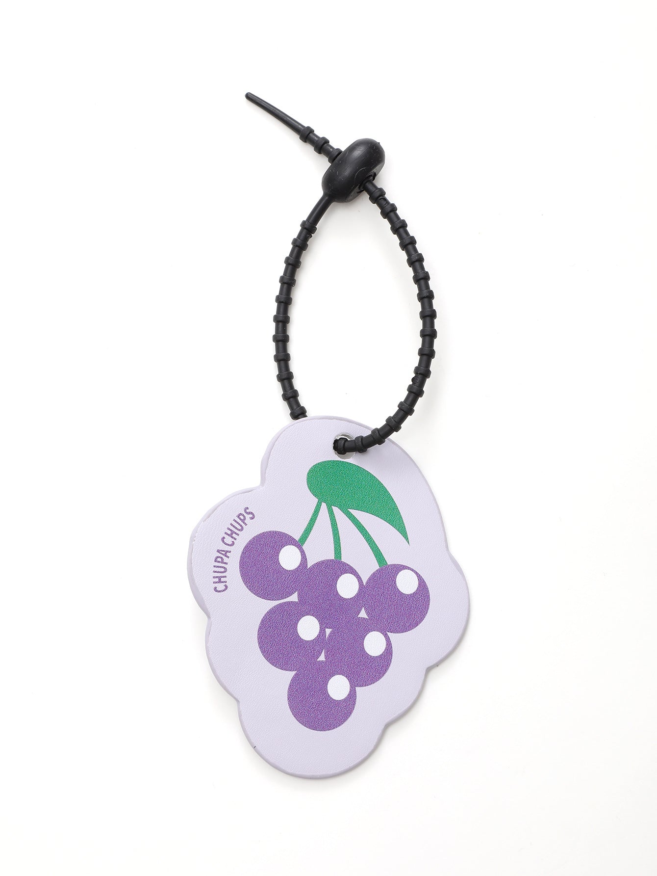 Wholesale Light Color Leather Grape Fruit Fashion Keychain