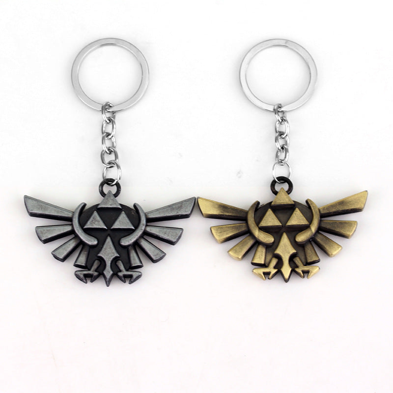 Wholesale Game Accessories Owl Shield Keychains