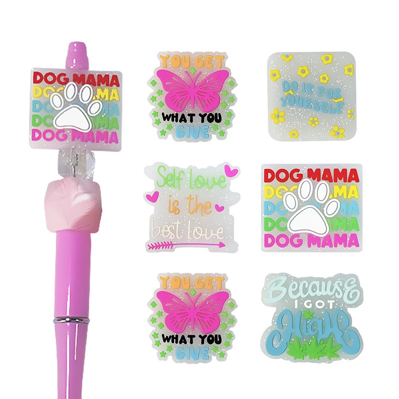 Wholesale 10pcs/pack  Silicone luminous beads flashing DIY beads