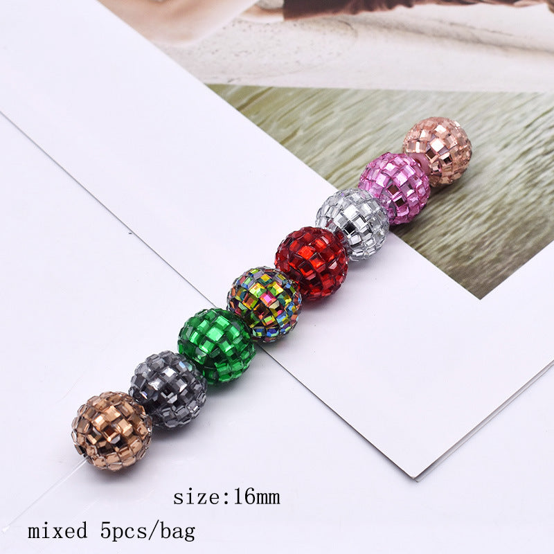 Wholesale 5pcs Clay Heavy Industry Fishtail Zircon Bear Strawberry Beads
