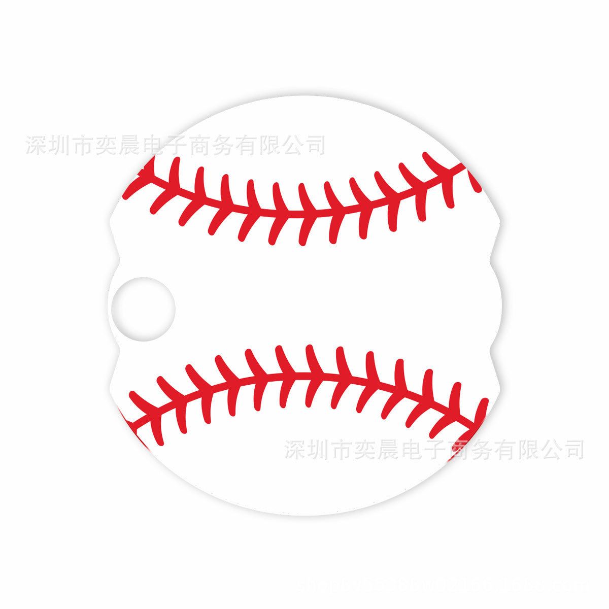 Wholesale New sports ball series acrylic baseball cup lid decorated with brand-name plates