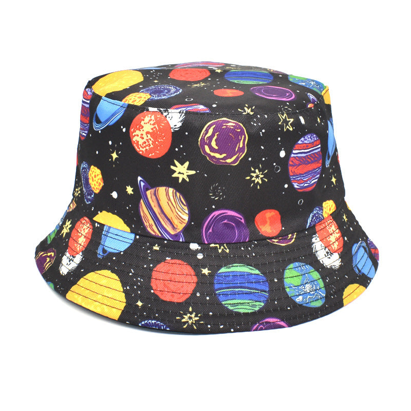 Wholesale Undersea Animal Mushroom Printed Sun Visor Fisherman Hat