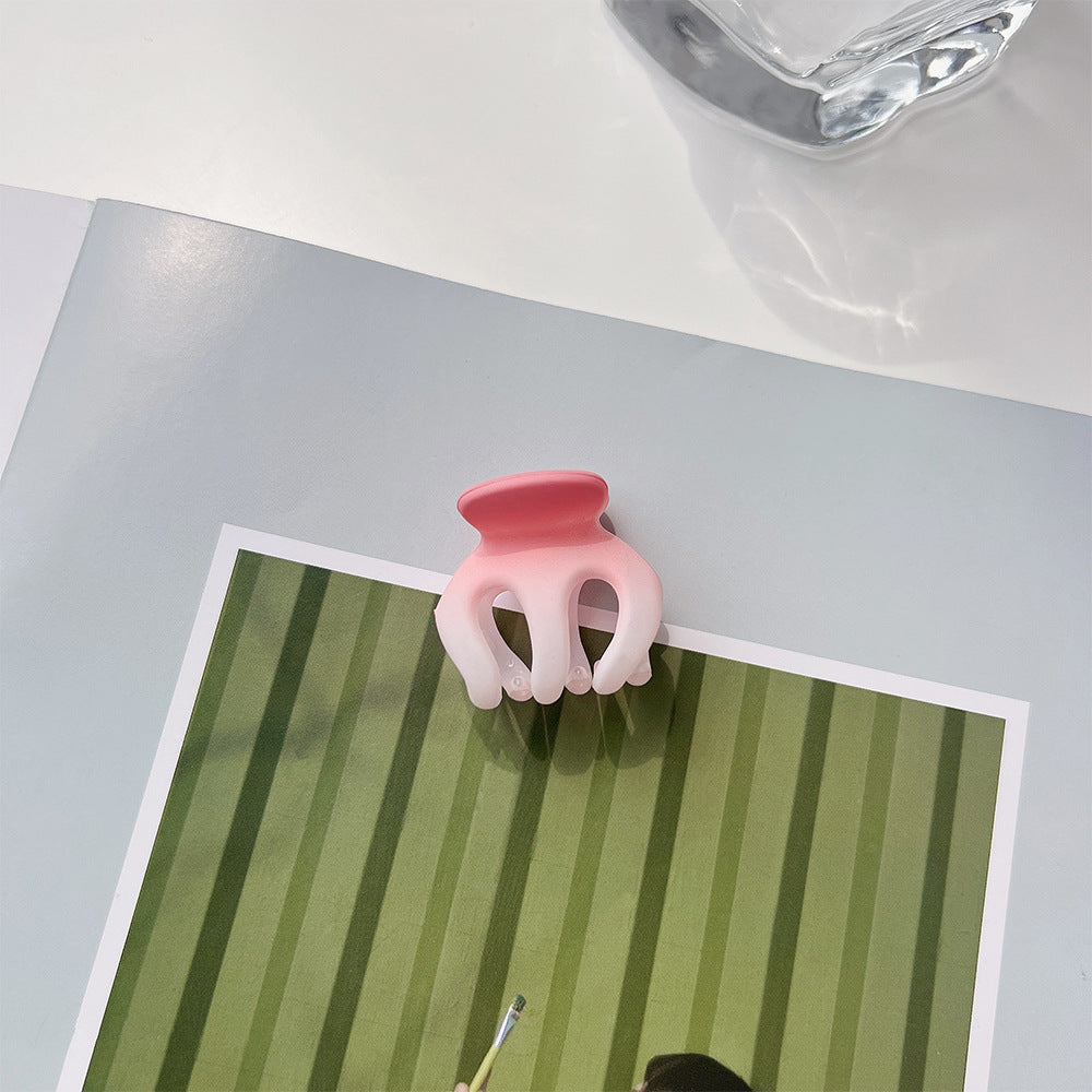 Wholesale Sakura Pink Gradient Butterfly Hair Clip