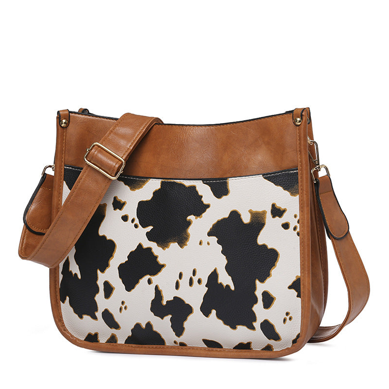 Wholesale New PU Candy Color Simple Wide Shoulder Strap Shoulder Bag