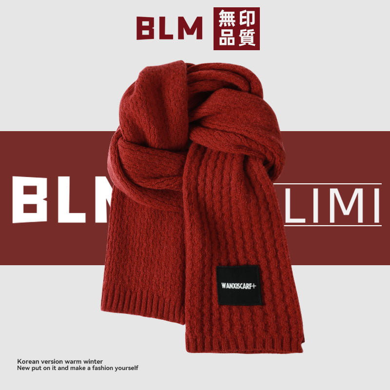 Wholesale of Warm Knitted Woolen Scarves for Autumn and Winter