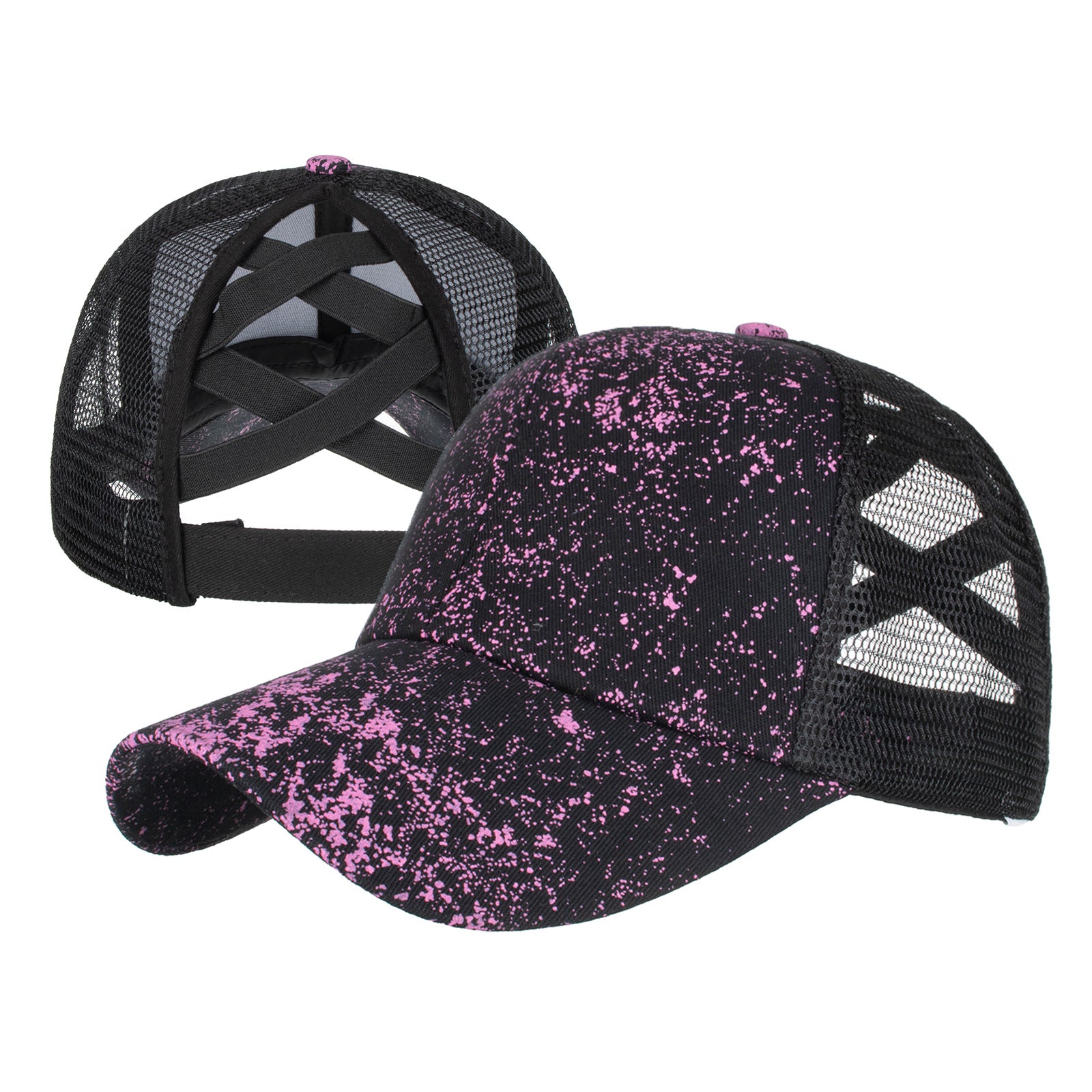 Wholesale Hot Cross ponytail hat