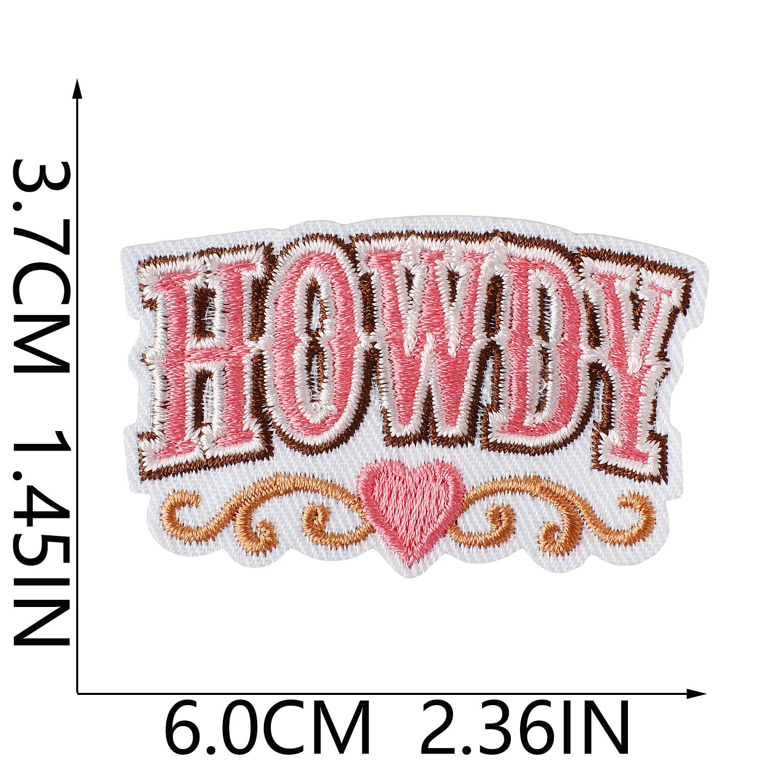 Wholesale Retro Western Cactus Embroidered Patch Iron On Apparel Fashion Accessory