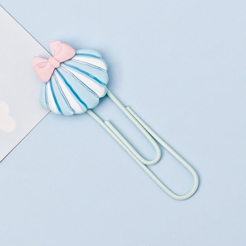 Wholesale 50pcs/pack  cartoon paper clip student bookmark pin