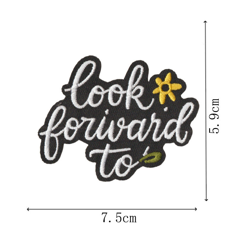 Wholesale Trendy Embroidered Patches Set Of 9 Heat Glue Backed Decorative Clothing Towel Accents For Resale