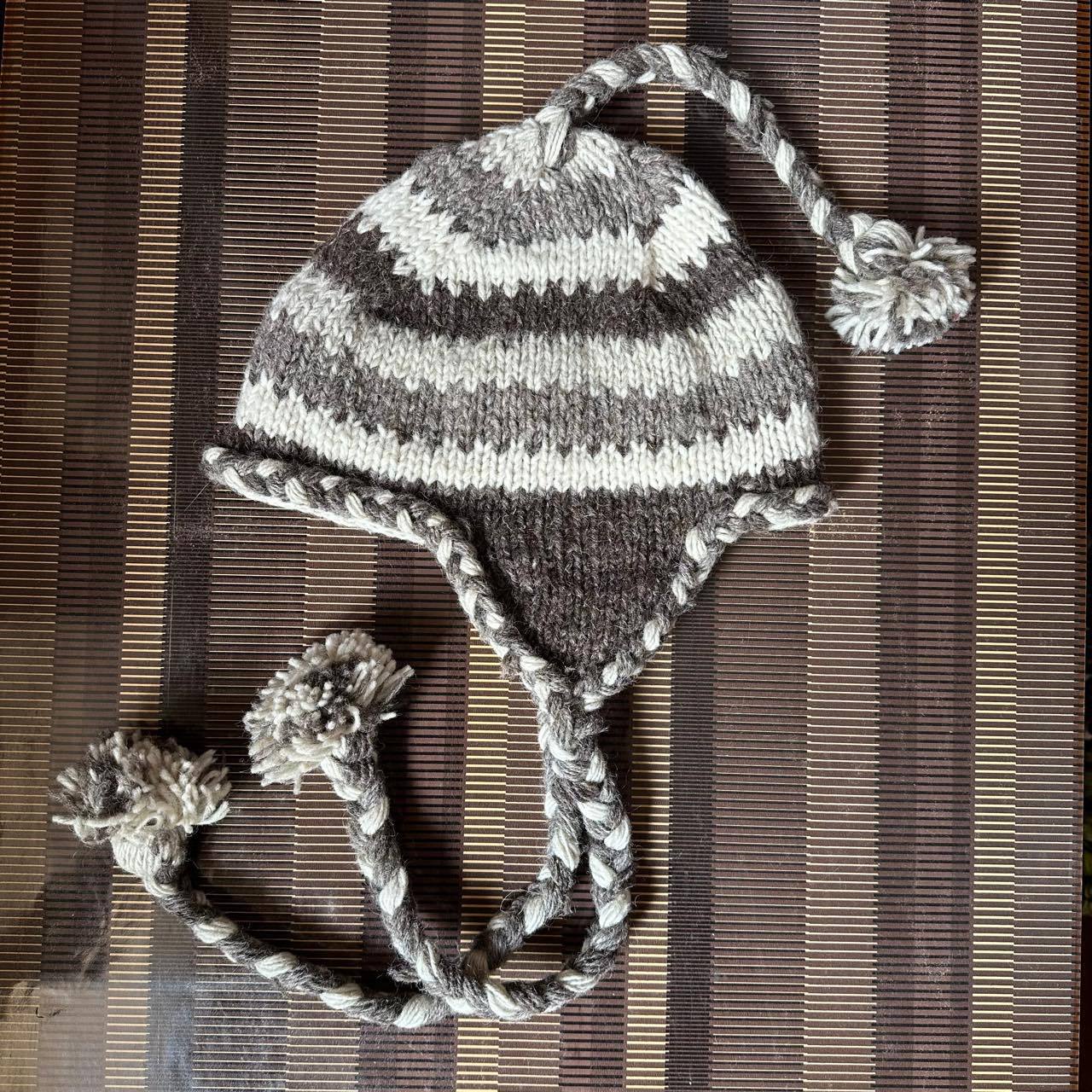 Wholesale Wool Warm Rainbow Plus Velvet Thick Earmuffs Beanie