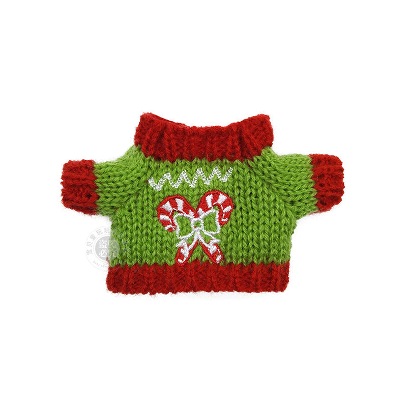 Wholesale 5pcs Toy 14cm Embroidered Knitted Door Dog Elf Doll Accessories