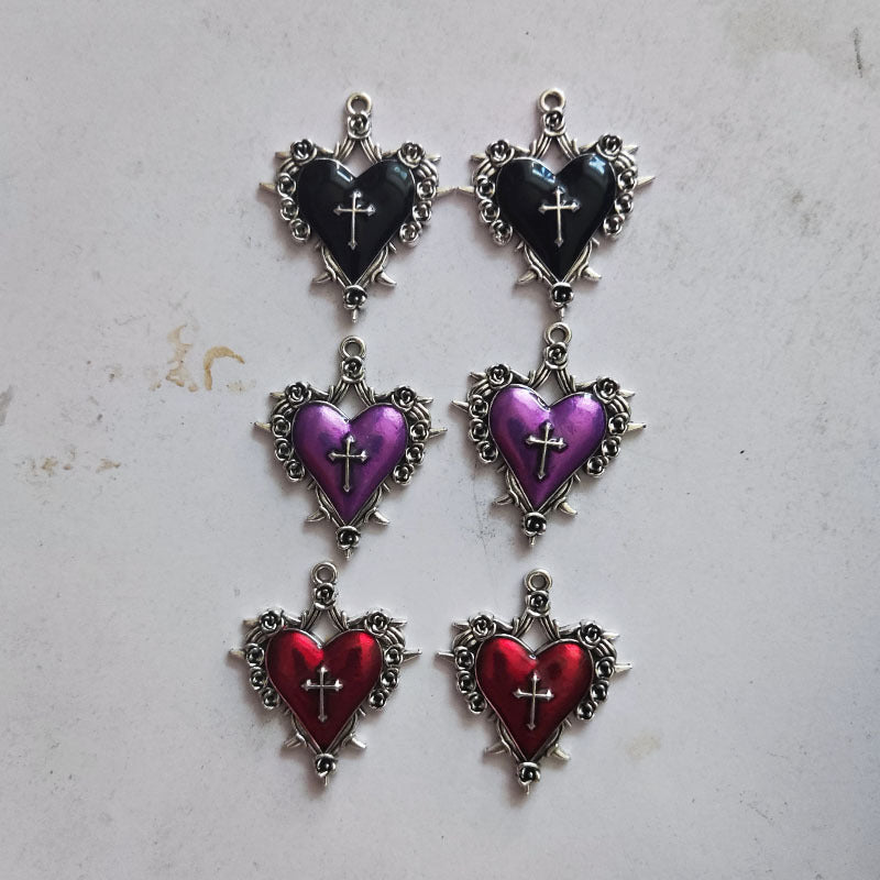 Wholesale New dark bloody love rose bow thorn accessories