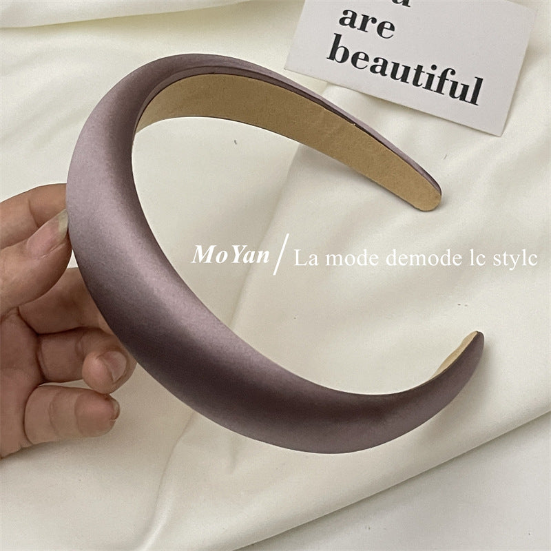 Wholesale Satin Shell Powder High-end Skull Headband