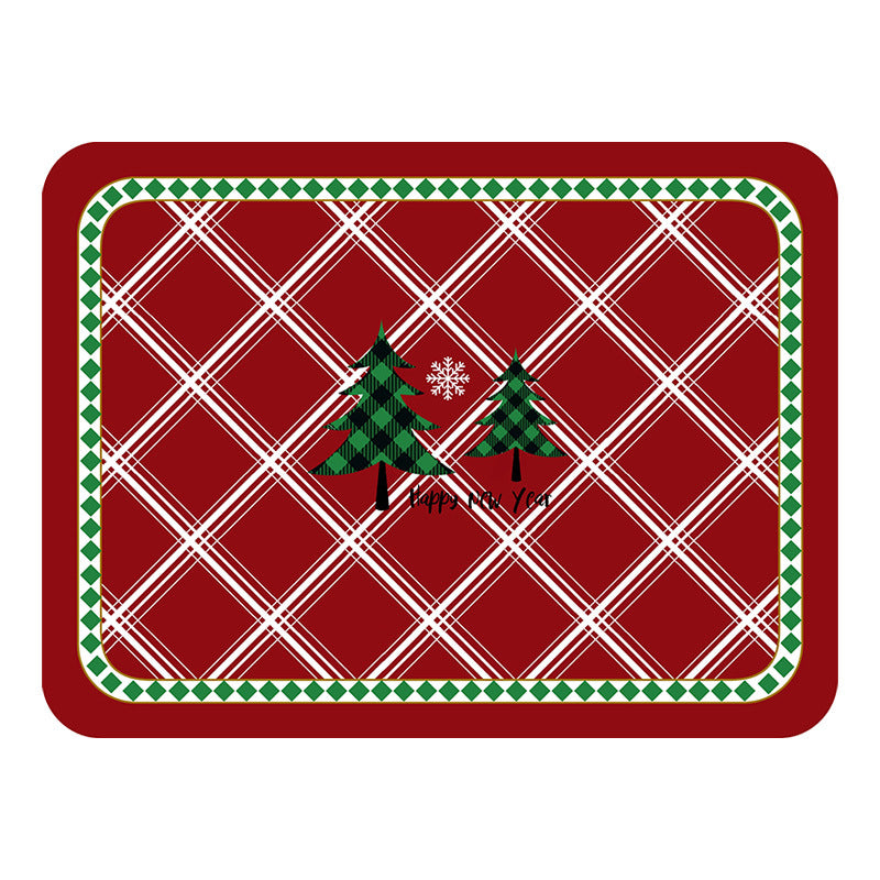 Wholesale Christmas Placemat Leather Western Placemat