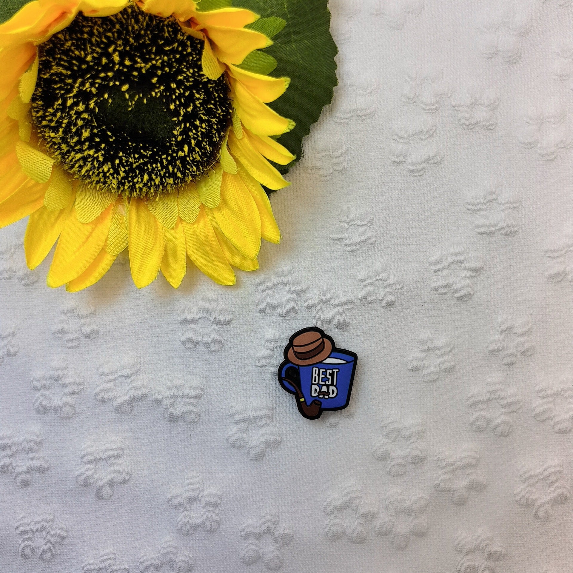 Wholesale New Cartoon Creative Father's Day Series Silicone Beads  10pcs/pack