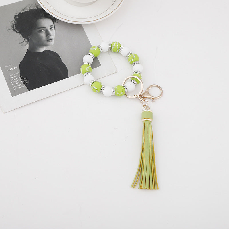 Wholesale 10pcs Halloween Ghost Butterfly Fairy Silicone Tassel Wrist Keychain