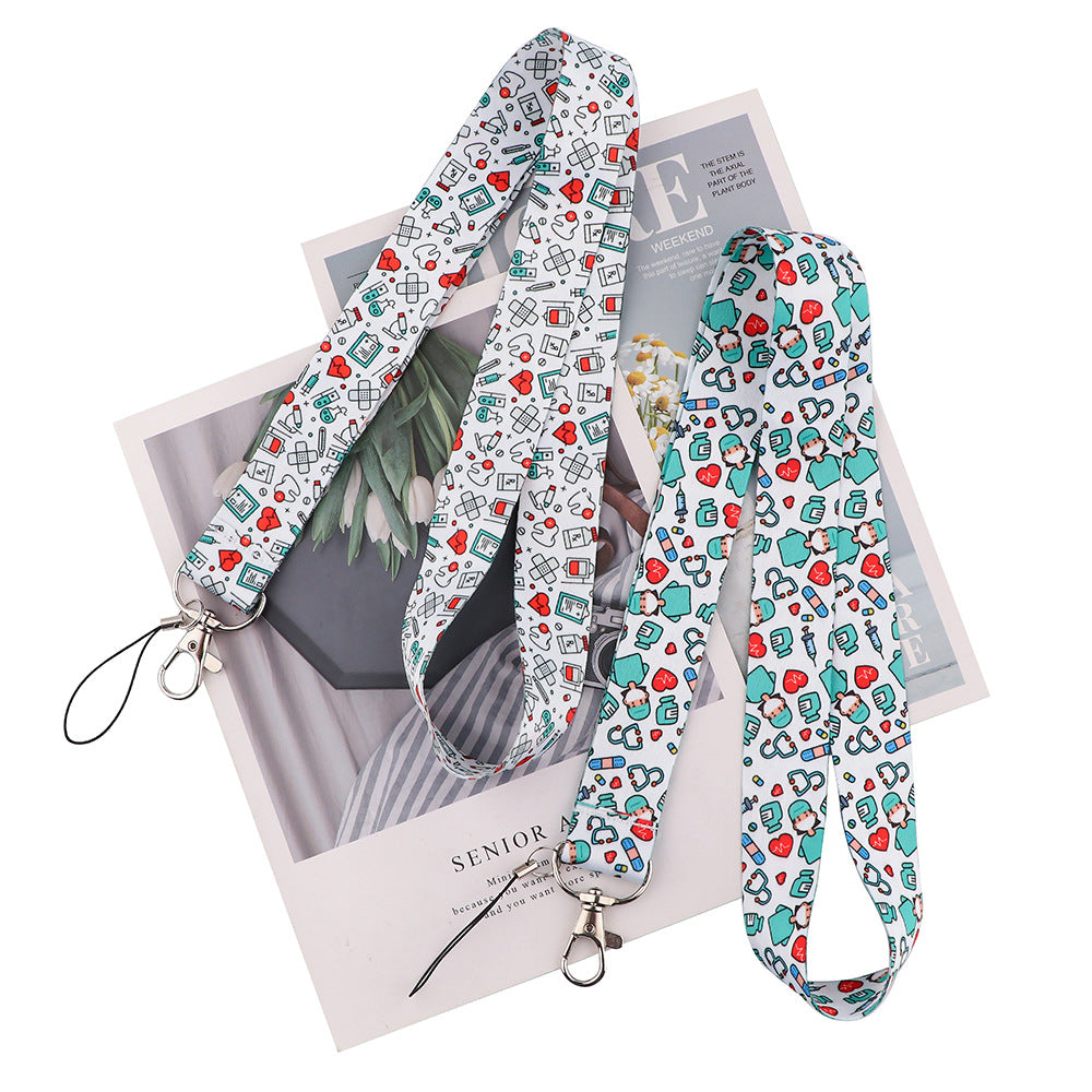Wholesale Cartoon Doctor Series Phone Lanyard Keychains