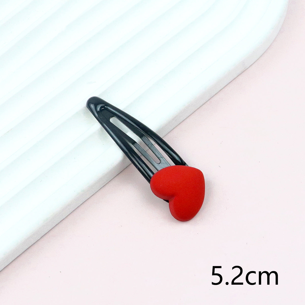 Wholesale Valentine's Day Red Love Pink Peach Heart Children's Hair Rings