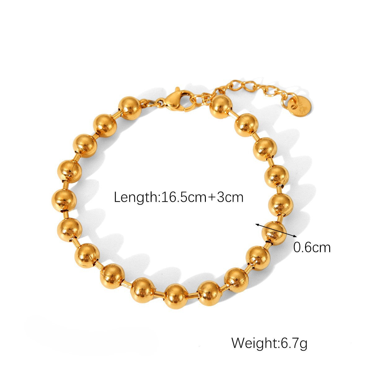 Wholesale Stainless steel geometric element men' s bracelet