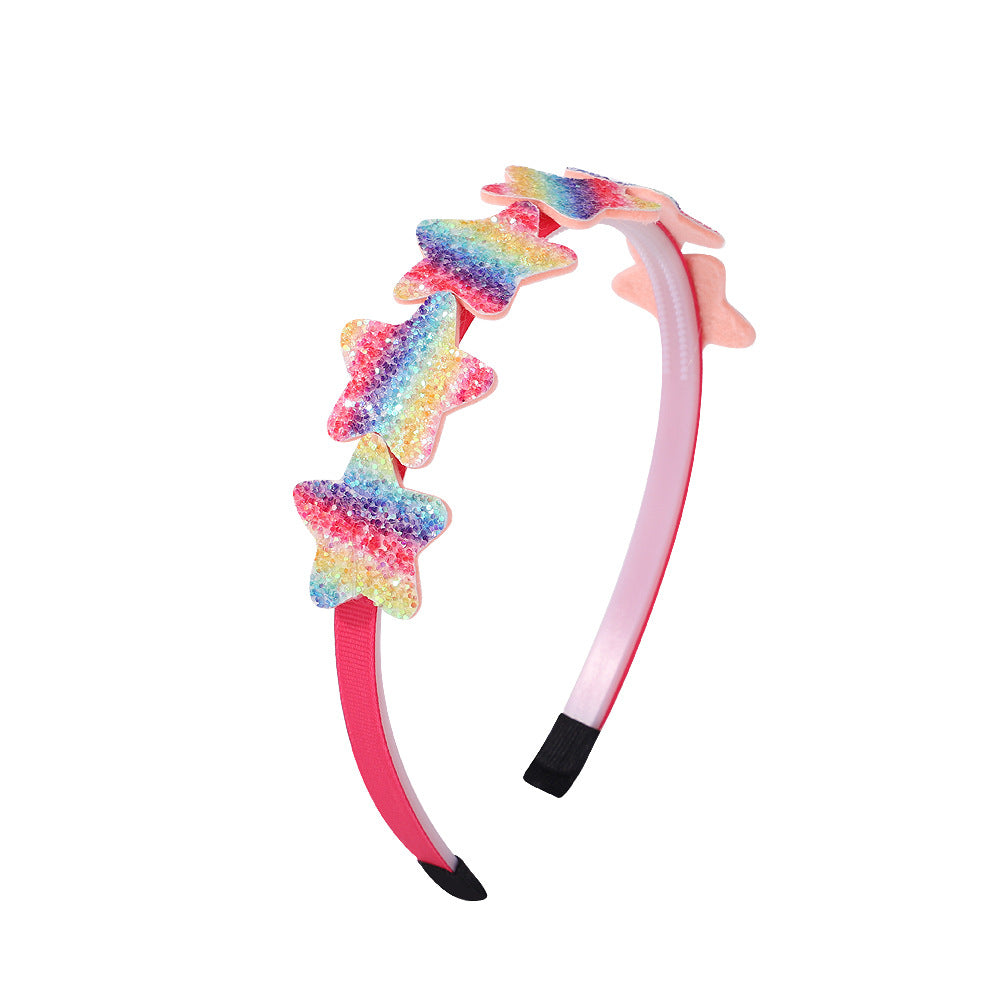 Wholesale Children's Candy Color Love Headbands