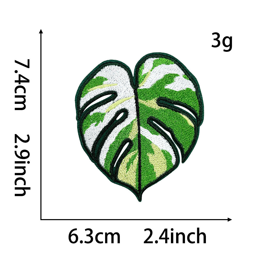 Wholesale Trendy Embroidered Plant Patches With Hot Melt Backing Cactus Sunflower Monstera Design For DIY et Decor And Boutique Craft Supply