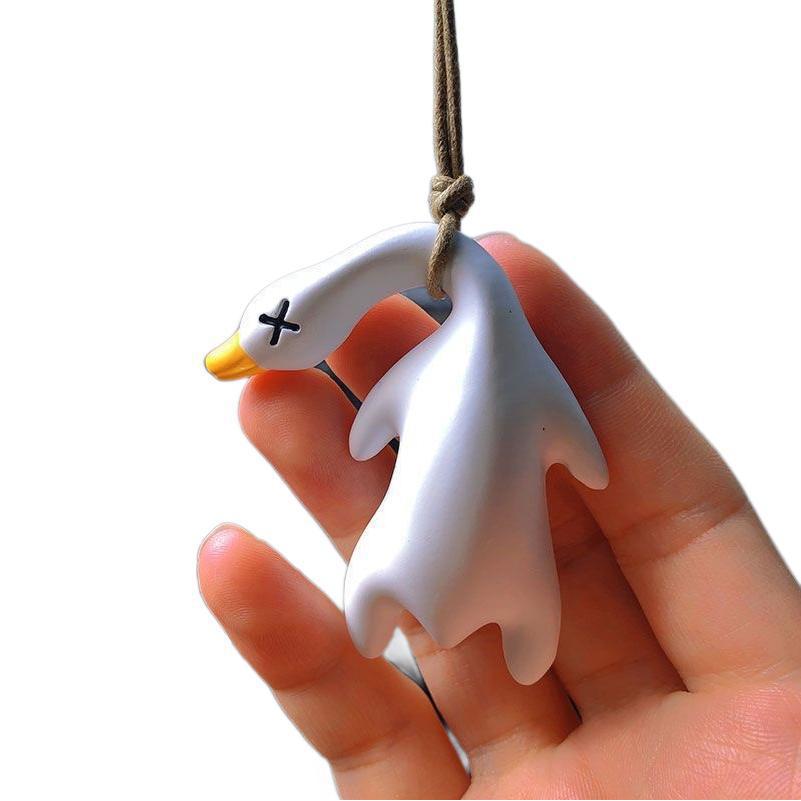 Wholesale Car color changing roast duck keychain