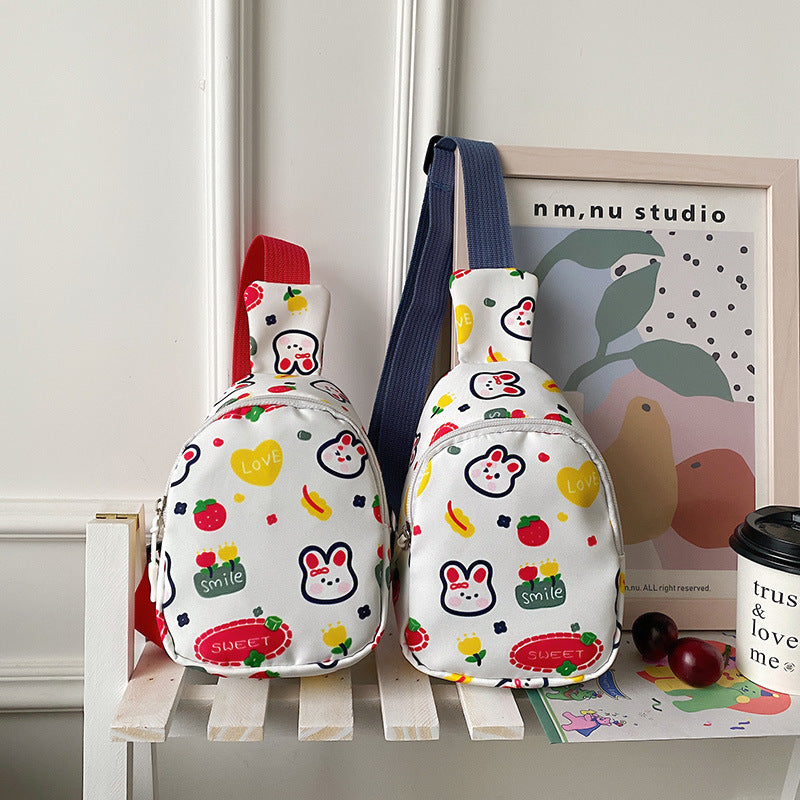 Wholesale soft girl preppy chest bag