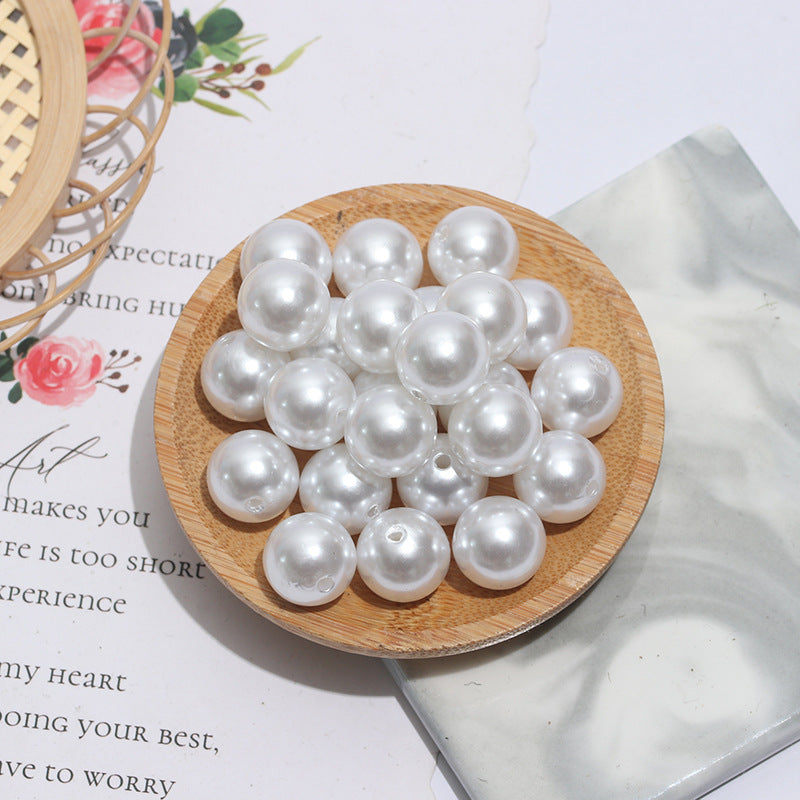 Teneral de 500 piezas IMITICIÓN Pearl Red Red Redon Beads