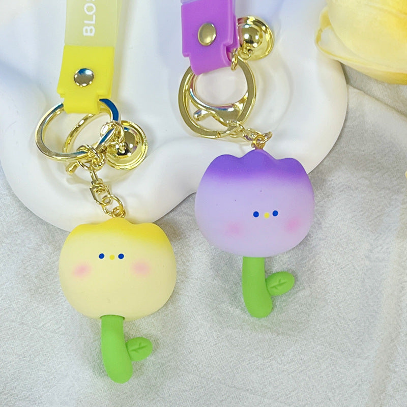 Wholesale Resin Tulip Keychain