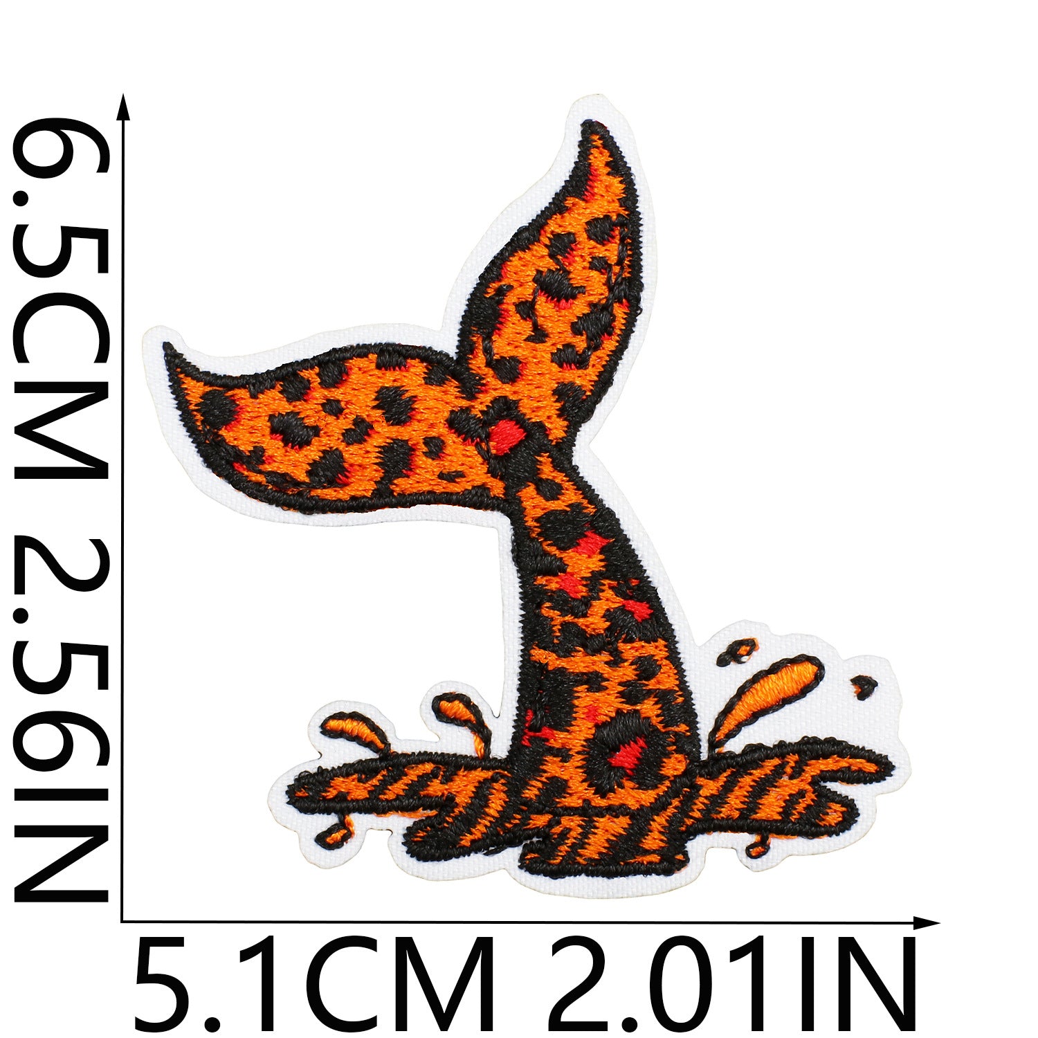 Wholesale Fashion Animal Print Embroidered Patches Polyester Clothing Decorative Accent Trendy Resale Accessory