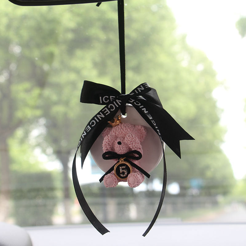 Wholesale Cute Bear Car Fragrance Expanding Stones Pendant