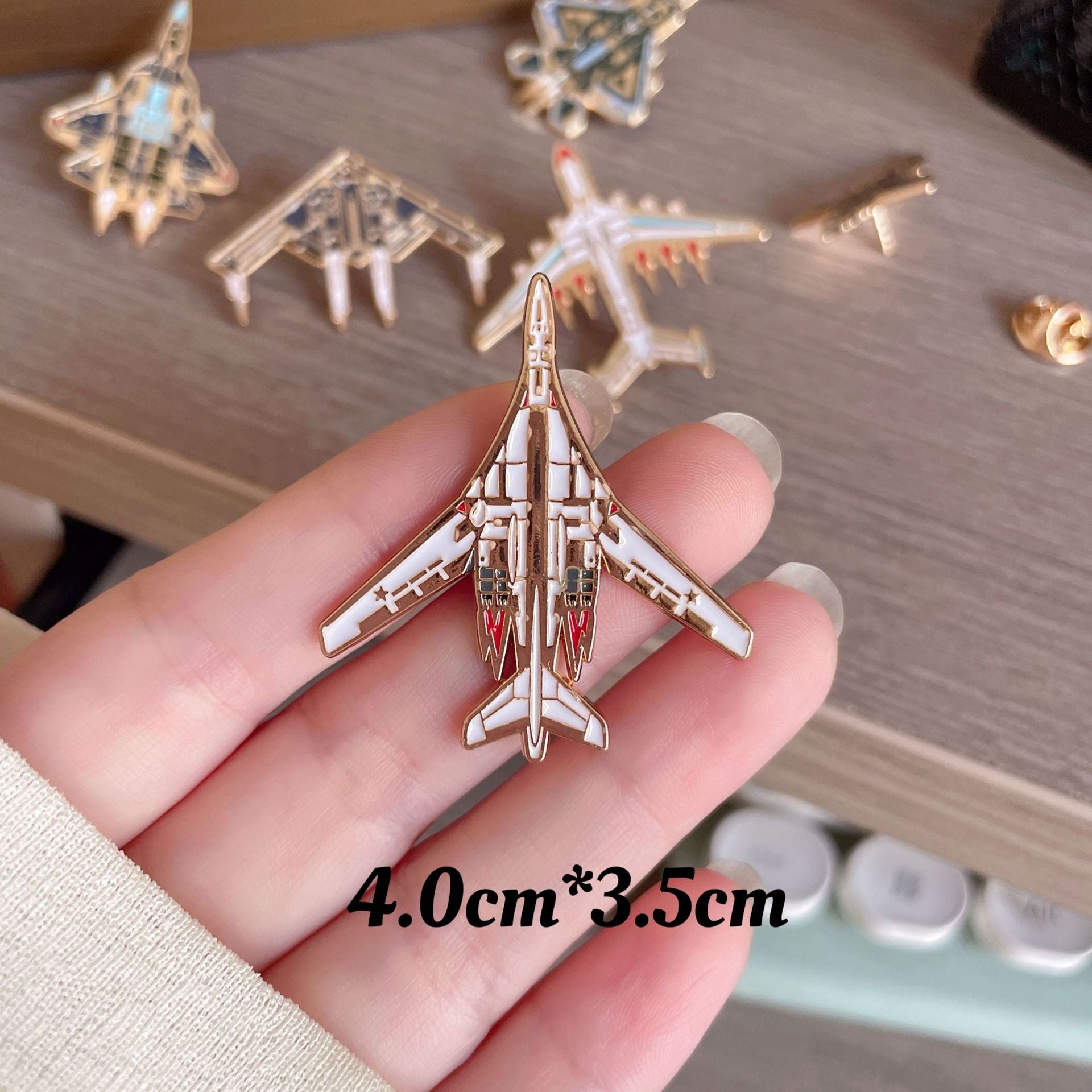 Wholesale Space Fighter Badge Brooch