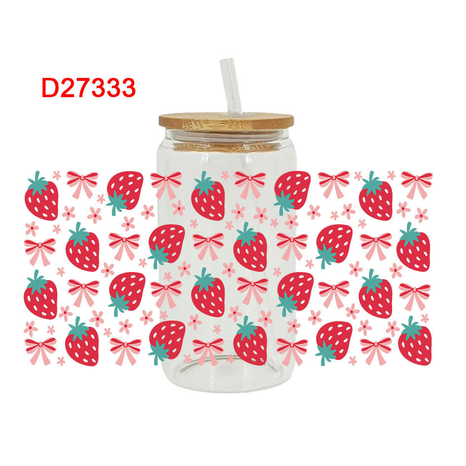 Wholesale Crystal Label Crystal Paste  16oz Cup UV DTF Wraps